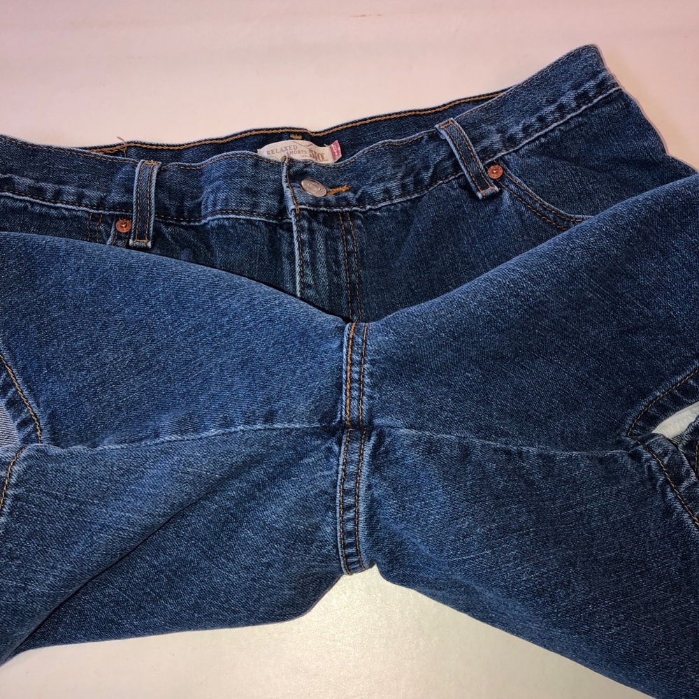 Levi’s 550 Relaxed Fit High-Rise Y2K Shorts (34) - Picture 13 of 15
